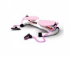 Фитнес платформа DFC "Twister Bow" с эспандерами розовый - магазин СпортДоставка. Спортивные товары интернет магазин в Белгороде 