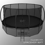 Каркасный батут Clear Fit SpaceHop 16Ft - магазин СпортДоставка. Спортивные товары интернет магазин в Белгороде 