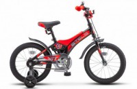 Детский велосипед Stels Jet 16" Z010 черный красный 2022 - магазин СпортДоставка. Спортивные товары интернет магазин в Белгороде 