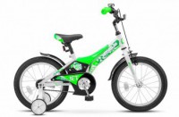 Детский велосипед Stels Jet 16" Z010 зеленый белый  2022 - магазин СпортДоставка. Спортивные товары интернет магазин в Белгороде 