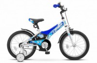 Детский велосипед Stels Jet 16" Z010 синий белый 2022 - магазин СпортДоставка. Спортивные товары интернет магазин в Белгороде 