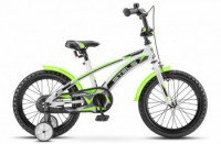 Детский велосипед Stels Arrow 16" V020 зеленый 2022 - магазин СпортДоставка. Спортивные товары интернет магазин в Белгороде 