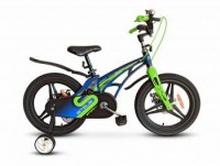 Детский велосипед Stels Galaxy Pro 16" V010 зеленый 2022 - магазин СпортДоставка. Спортивные товары интернет магазин в Белгороде 