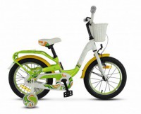 Детский велосипед Stels Pilot-190 16" V030 Зелёный жёлтый белый 2022 - магазин СпортДоставка. Спортивные товары интернет магазин в Белгороде 